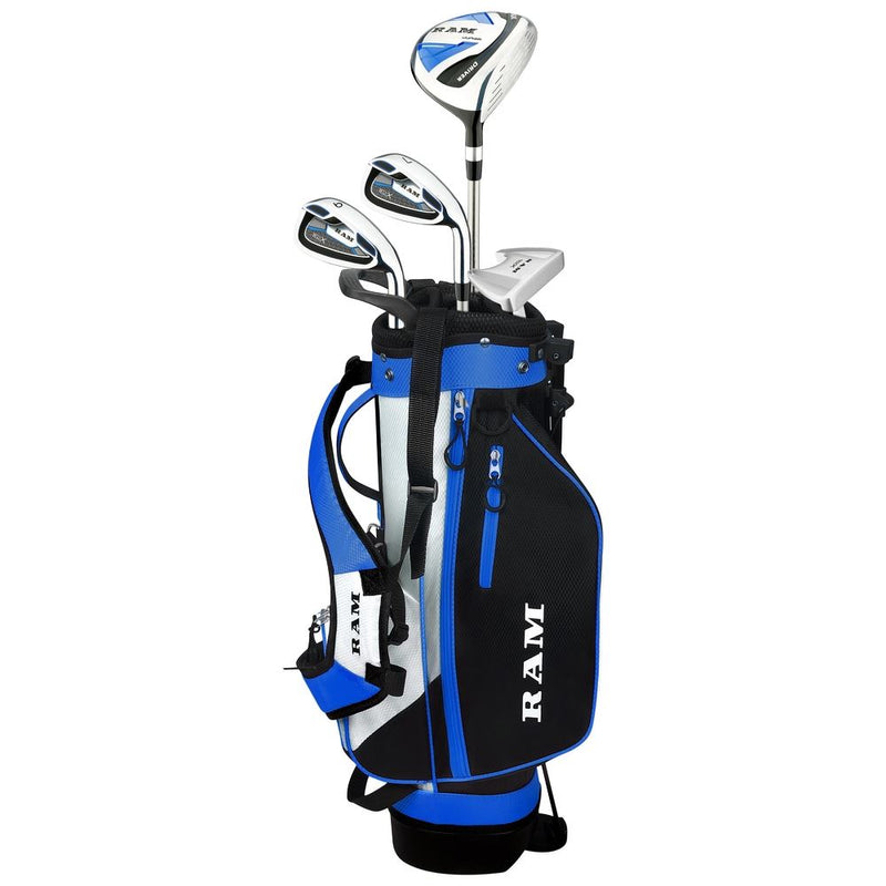 Load image into Gallery viewer, Ram SDX 4 Club Kids Golf Set for Ages 6-8 (kids 45-54&quot; tall) Blue
