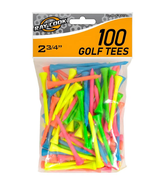 Ray Cook Colored Golf Tees - 100 Pack
