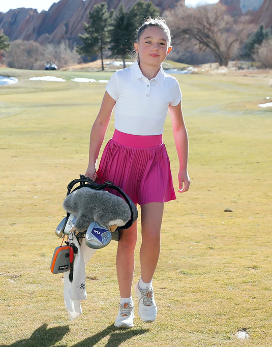 Garb Ruby Toddler Girls Golf Skirt Pink
