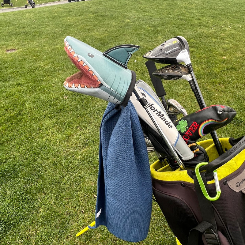 Load image into Gallery viewer, SharkBite Shark Golf Club Headcover And Cleaner

