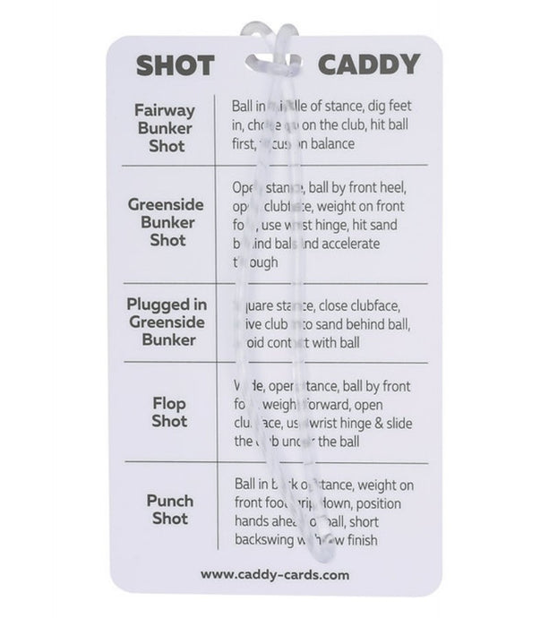 Shot Caddy Card