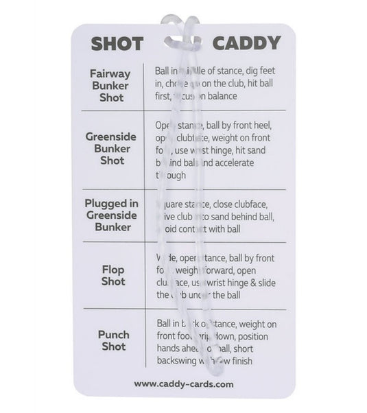 Shot Caddy Card