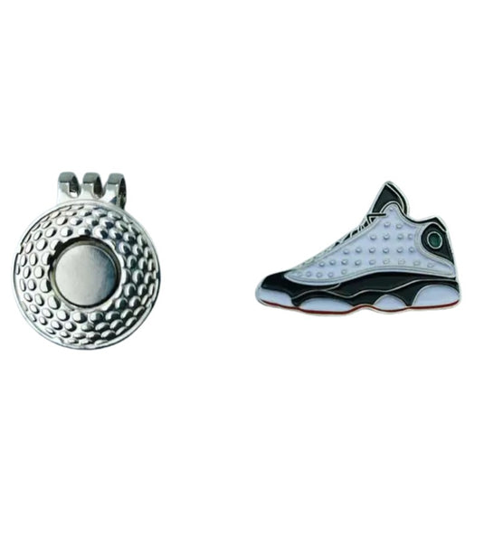 Sneaker Golf Ball Marker with Hat Clip