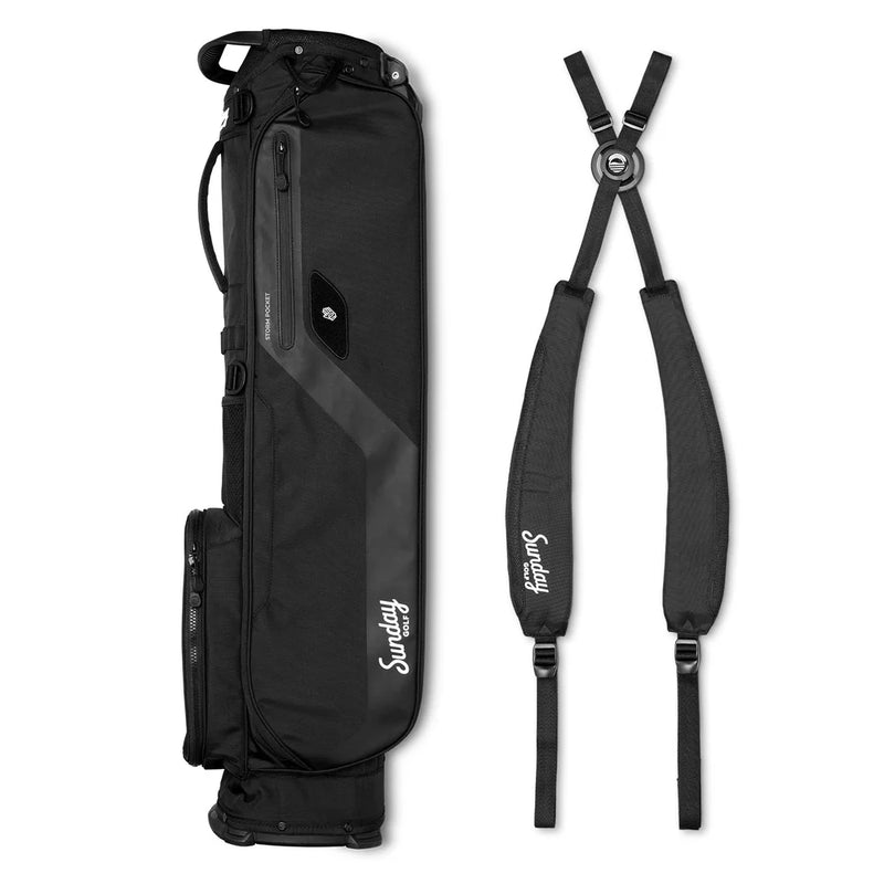 Load image into Gallery viewer, Sunday Golf El Camino Golf Bag (Bag Height 34&quot;) Matte Black
