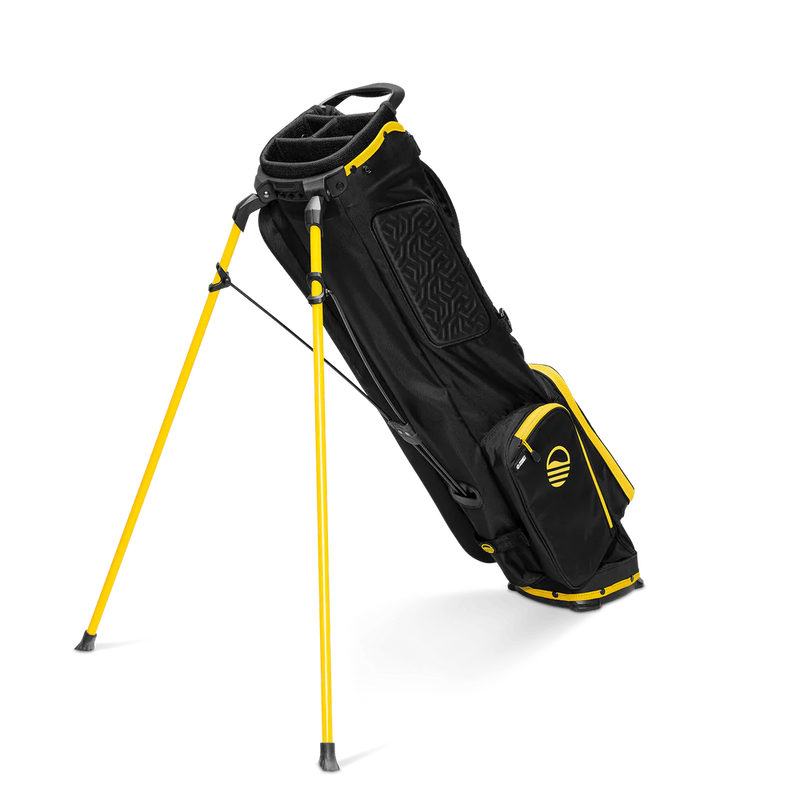 Load image into Gallery viewer, Sunday Golf El Camino Golf Bag (Bag Height 34&quot;) Black and Yellow
