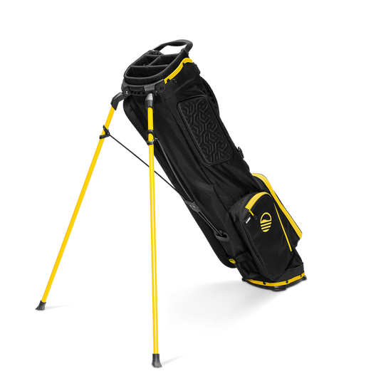 Sunday Golf El Camino Golf Bag (Bag Height 34") Black and Yellow