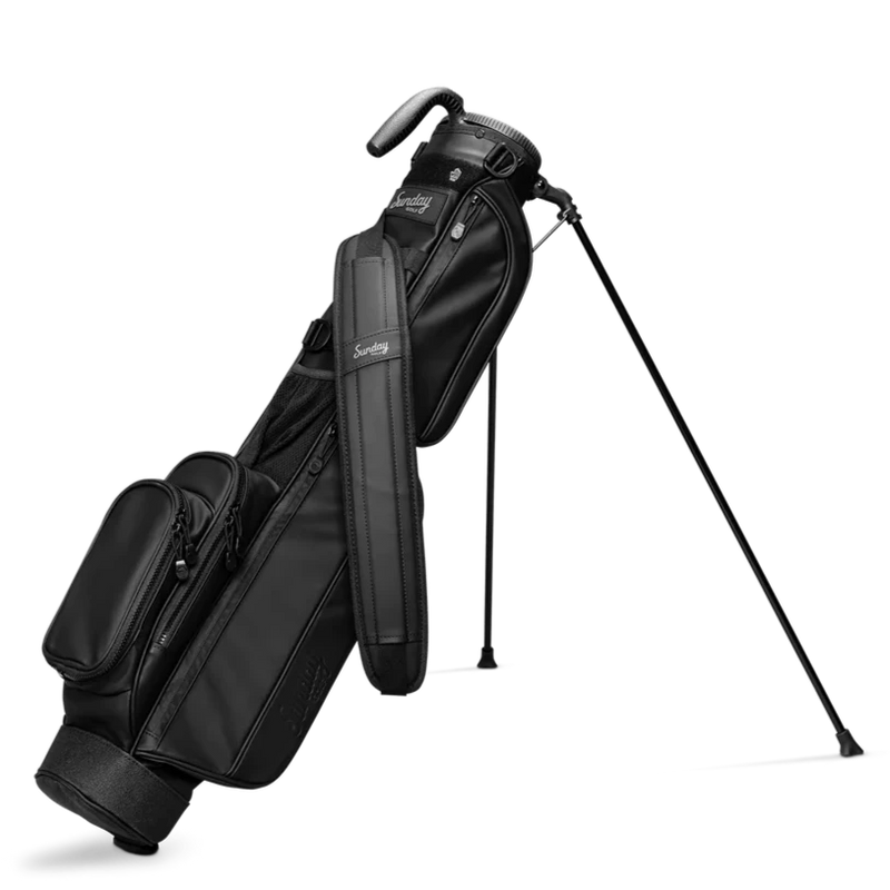 Load image into Gallery viewer, Sunday Golf Loma Stand Bag - S Class Leather Black
