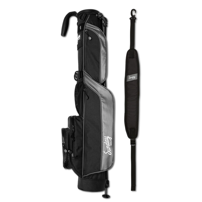 Load image into Gallery viewer, Sunday Golf Loma Teen Golf Bag (Bag Height 32&quot;) Matte Black
