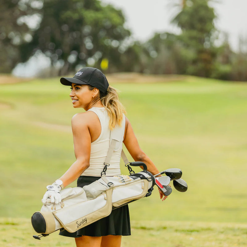 Load image into Gallery viewer, Sunday Golf Loma Teen Golf Bag (Bag Height 32&quot;) Toasted Almond
