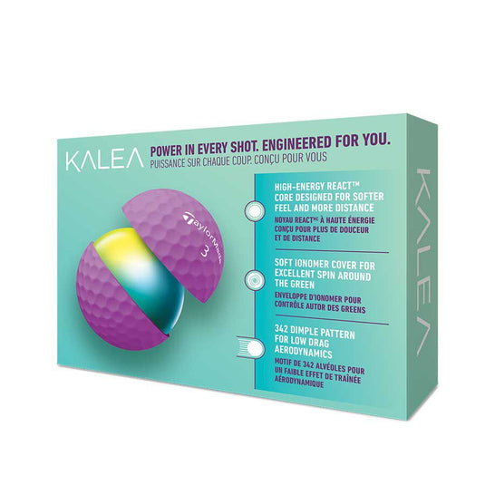 TaylorMade Kalea Purple Golf Balls - Dozen