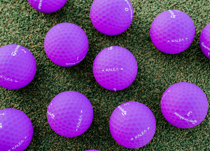 Load image into Gallery viewer, TaylorMade Kalea Purple Golf Balls - Dozen
