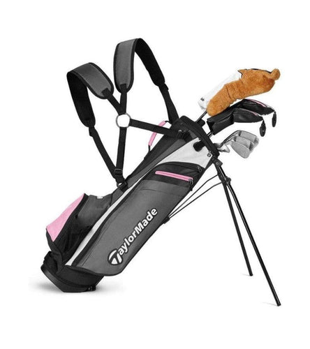 TaylorMade Rory 7 Club Girls Golf Set for Ages 8-12 Pink