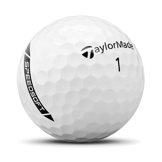 TaylorMade SpeedSoft White Golf Balls - Dozen