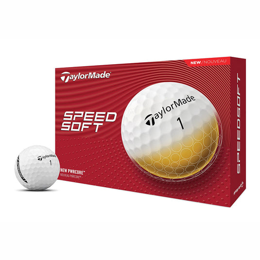 TaylorMade Speed Soft Golf Balls White