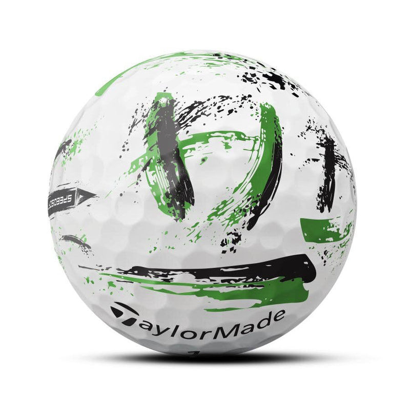 Load image into Gallery viewer, TaylorMade SpeedSoft Green Ink Golf Balls - 3 Pack
