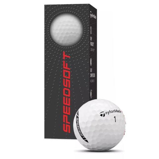 TaylorMade Speed Soft Golf Balls White - 3 Pack