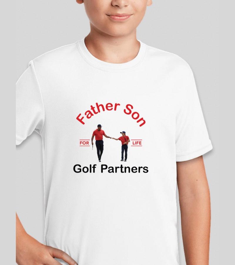 Load image into Gallery viewer, Father Son Golf Partners For Life Childrens Golf Shirt
