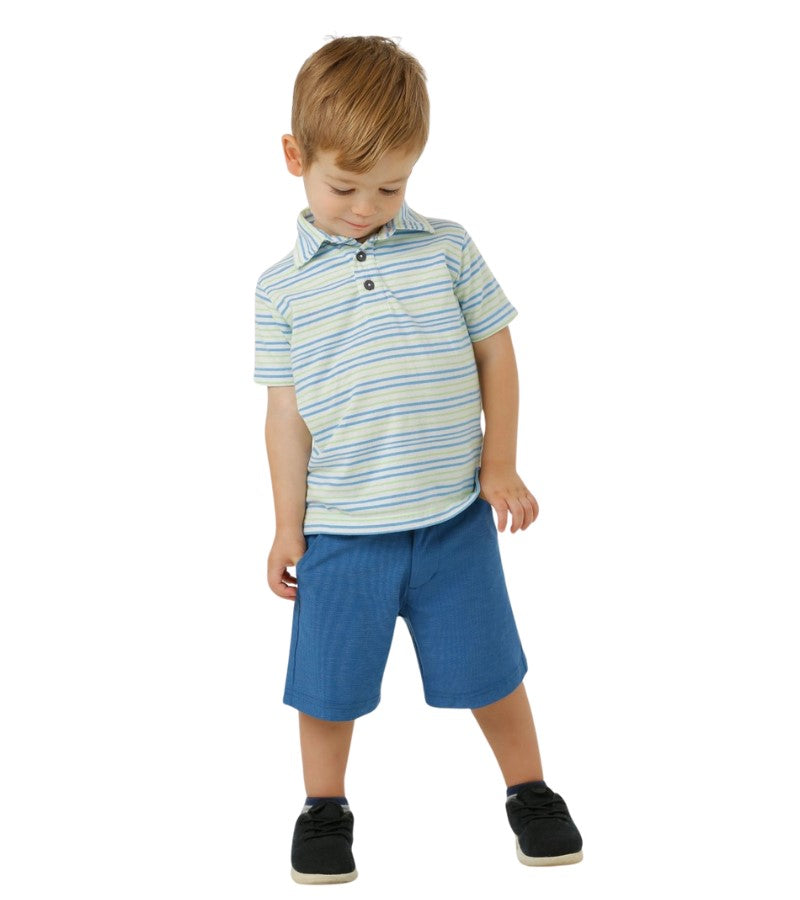 Load image into Gallery viewer, Garb Toddler Boys Hybrid Shorts Royal On Boy
