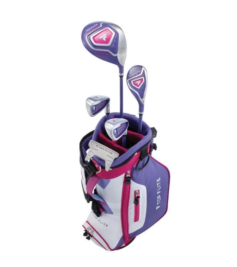 Load image into Gallery viewer, Top Flite Girls Golf Set for Ages 5-8 Purple &amp; Pink
