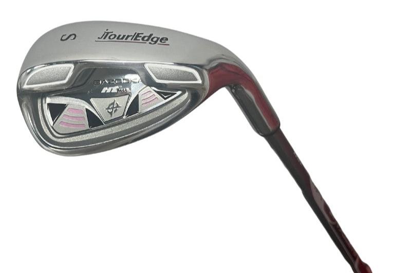 Load image into Gallery viewer, Tour Edge Max-J Sand Wedge SW Iron for Ages 5-8 (kids 44-52&quot; tall) Pink
