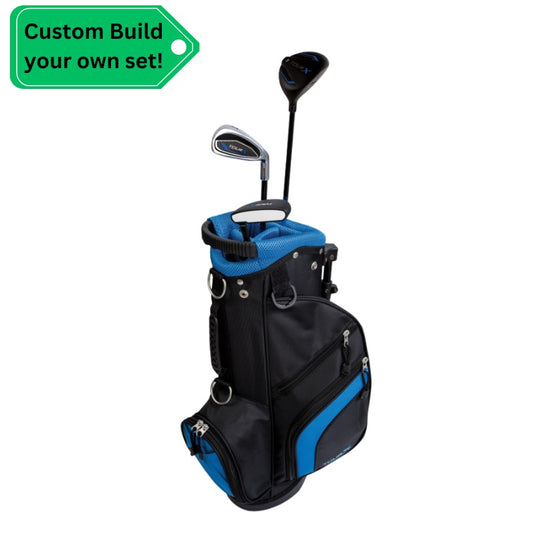 Tour X Toddler Golf Set for Ages 2-4 (kids 30-38" tall) Blue - Custom Build Your Own Set!