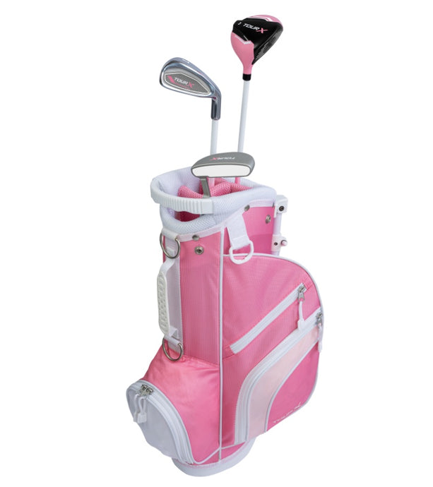 Tour X 3 Club Toddler Girls Golf Set for Ages 2-4 Pink