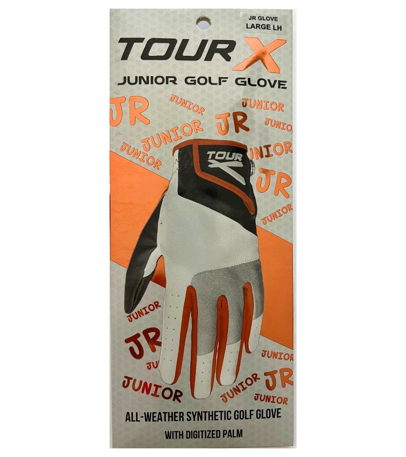 Load image into Gallery viewer, Tour X Junior Golf Glove Large Orange
