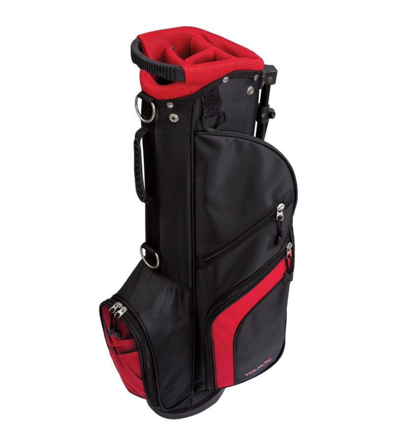 Load image into Gallery viewer, Tour X 5 Club Kids Golf Bag Ages 8-11 Red
