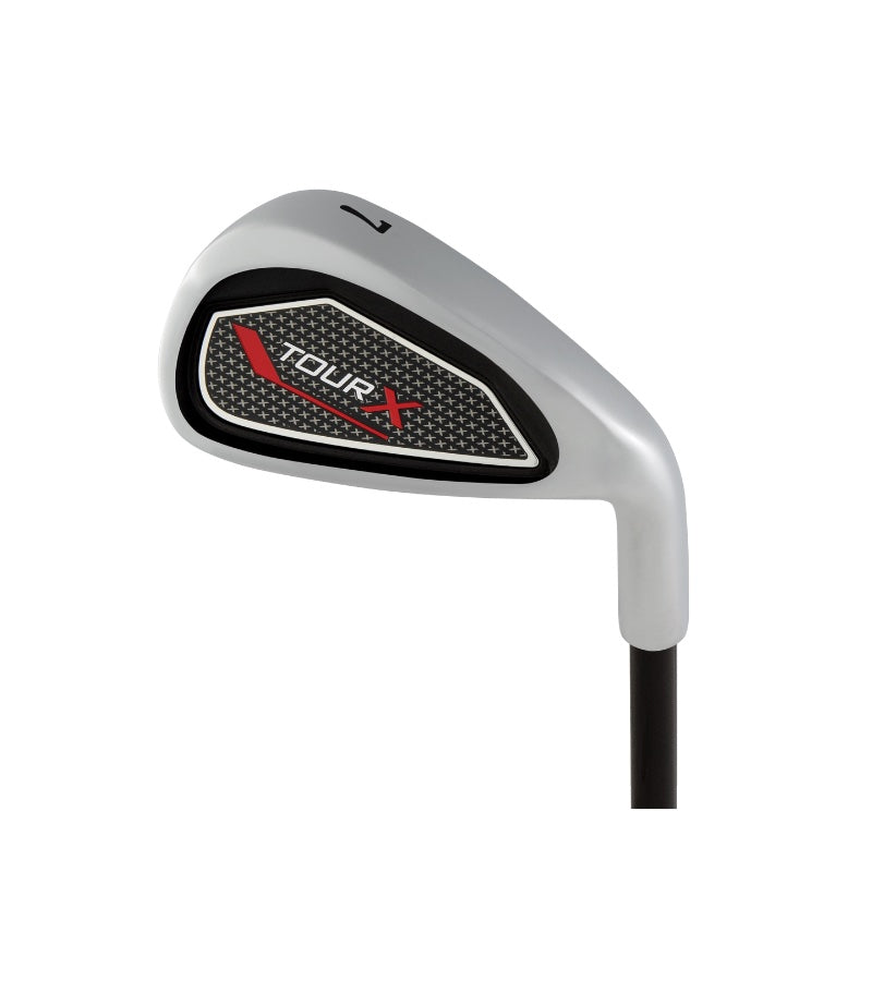 Load image into Gallery viewer, Tour X 5 Club Kids Golf 7 Iron Ages 8-11 Red
