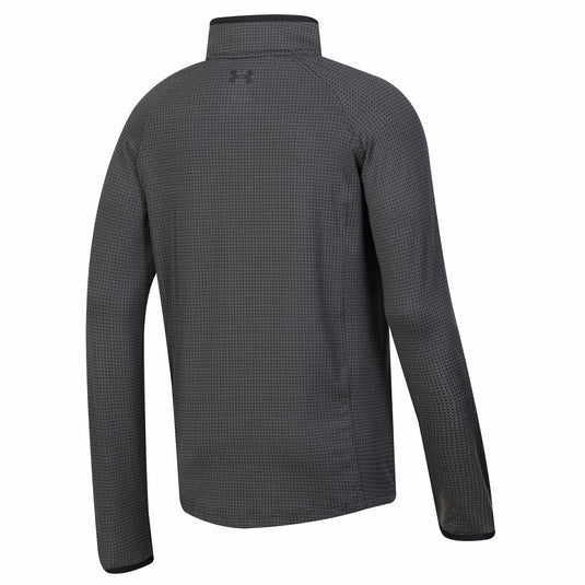 Under Armour T2 Green Half Moon Boys Quarter Zip Jet Grey