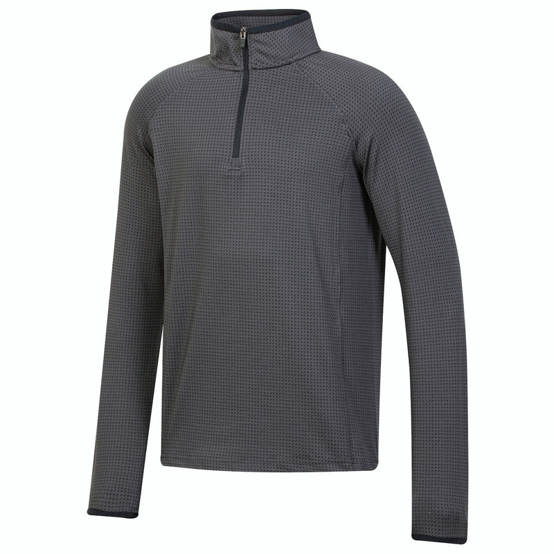 Load image into Gallery viewer, Under Armour T2 Green Half Moon Boys Quarter Zip Jet Grey
