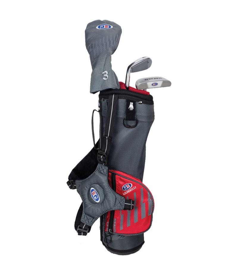Load image into Gallery viewer, U.S. Kids Ultralight 3 Club Kids Golf Set Ages 3-5 Red
