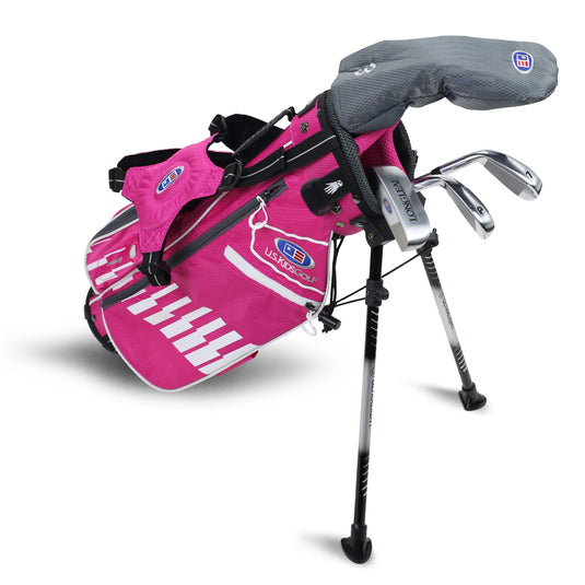 U.S Kids Ultralight 4 Club Girls Golf Set Ages 4-6 Pink