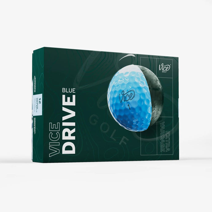 Vice Golf Drive Golf Balls Blue - Dozen