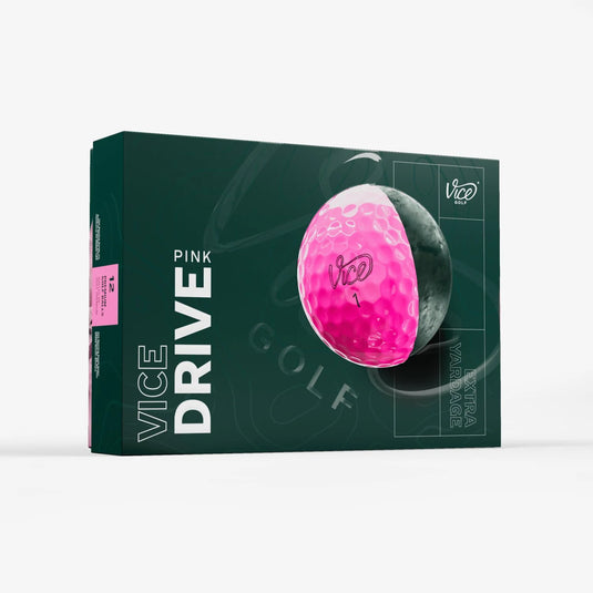 Vice Golf Drive Golf Balls Pink - Dozen