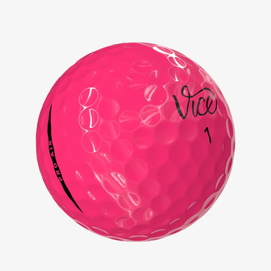 Vice Golf Pro Air Golf Balls Neon Pink - Dozen