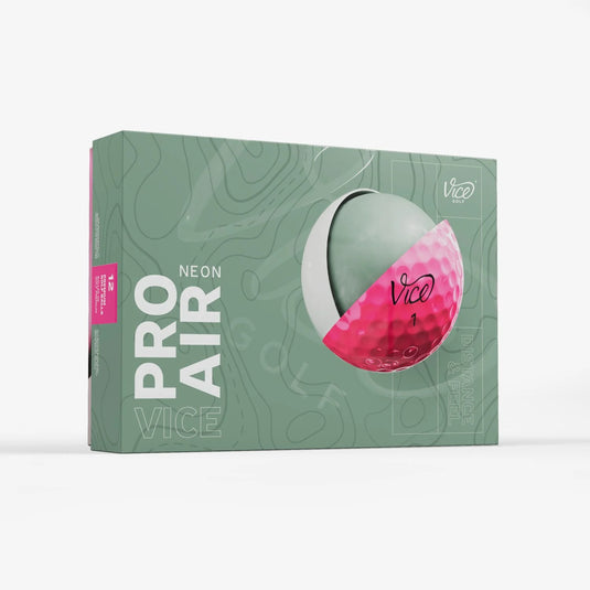 Vice Golf Pro Air Golf Balls Neon Pink - Dozen