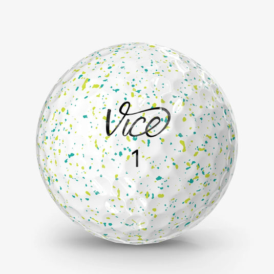 Vice Golf Pro Air Golf Balls Drip Petrol Yellow - Dozen