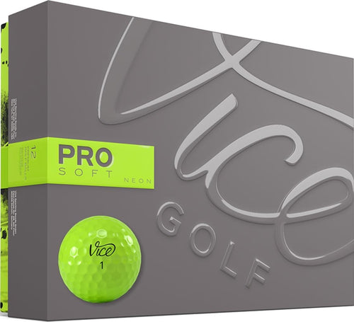 Vice Pro Soft Golf Balls Green