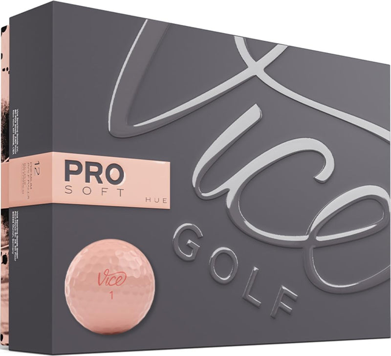 Load image into Gallery viewer, Vice Pro Soft Golf Balls Peach Parfrait
