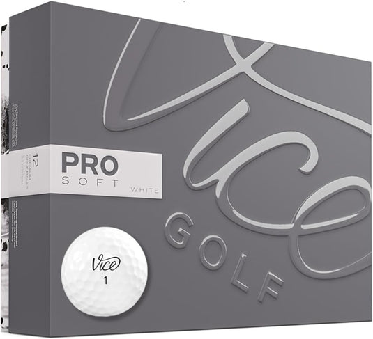 Vice Pro Soft Golf Balls White