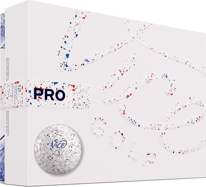 Load image into Gallery viewer, Vice Pro Drip Soft Golf Balls Red Blue
