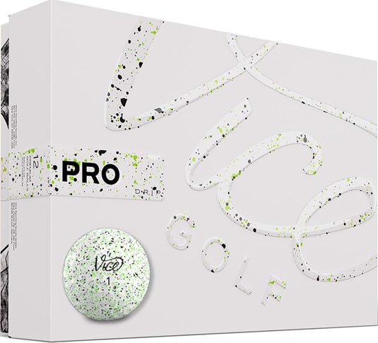Vice Pro Drip Soft Golf Balls Green Black