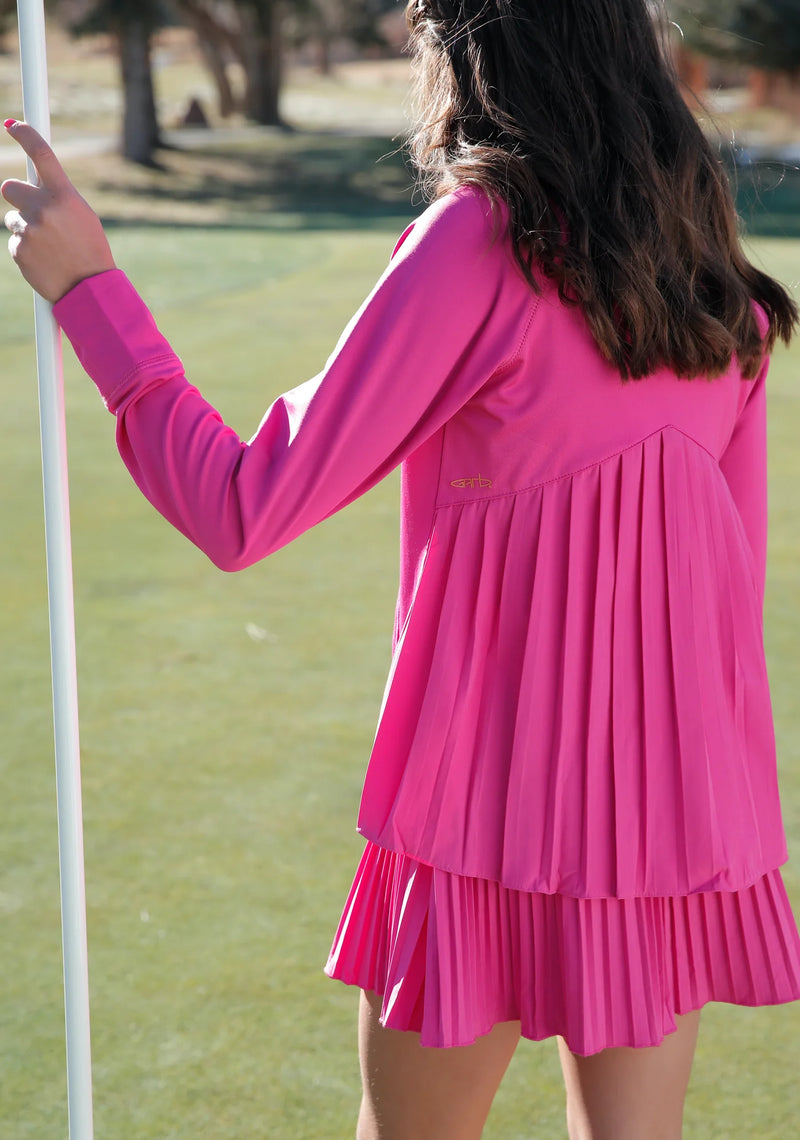 Load image into Gallery viewer, Garb Viola Youth Girls Golf Jacket Pink
