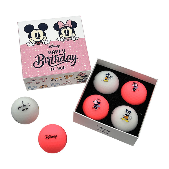 Volvik Disney Birthday Mickey and Minnie Mouse Golf Ball