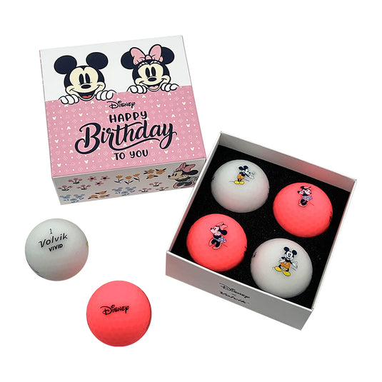 Volvik Disney Birthday Mickey and Minnie Mouse Golf Ball