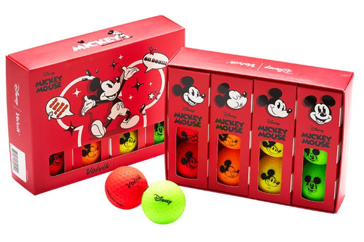 Load image into Gallery viewer, Volvik Disney Mickey Mouse Golf Balls One Dozen
