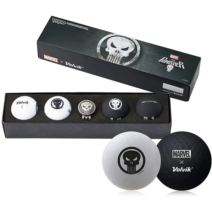 Volvik Marvel Punisher Golf Balls