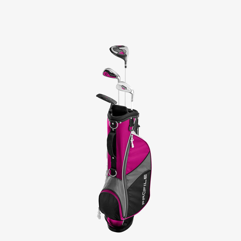 Load image into Gallery viewer, Wilson JGI 4 Club Girls Golf Set Ages 5-8 (40-50 inches) Pink

