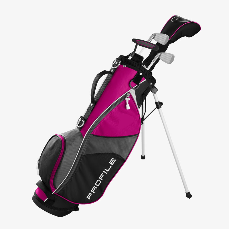 Load image into Gallery viewer, Wilson JGI 4 Club Girls Golf Set Ages 5-8 Pink
